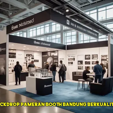 backdrop pameran booth bandung berkualitas
